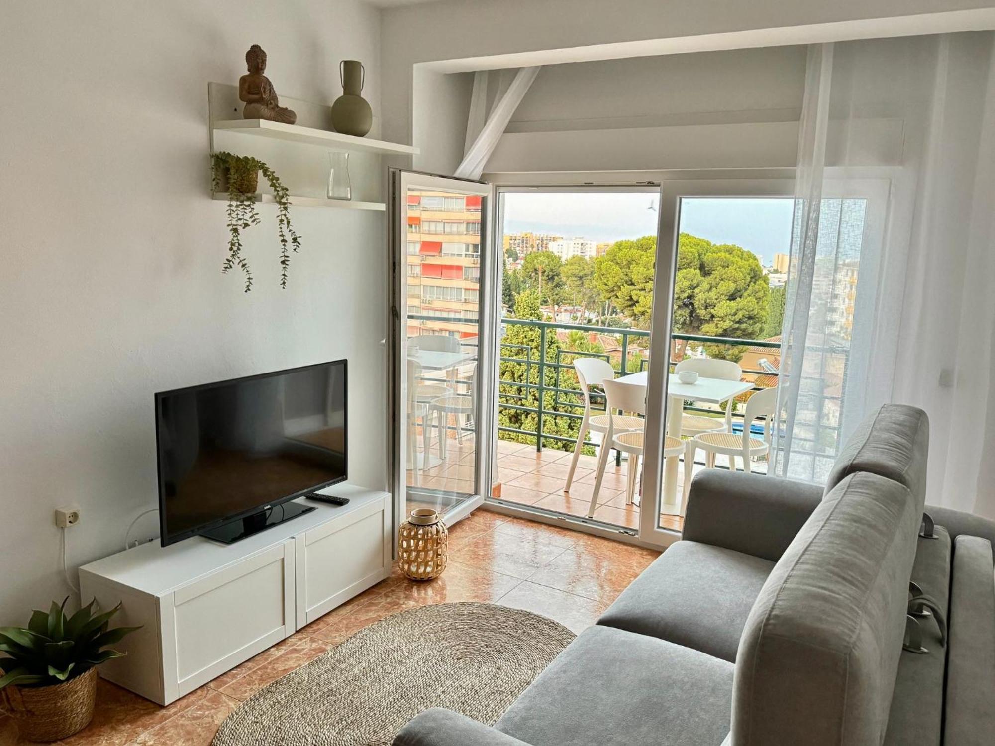 El Refugio- Panoramic Sea Views Lägenhet Benalmádena Exteriör bild